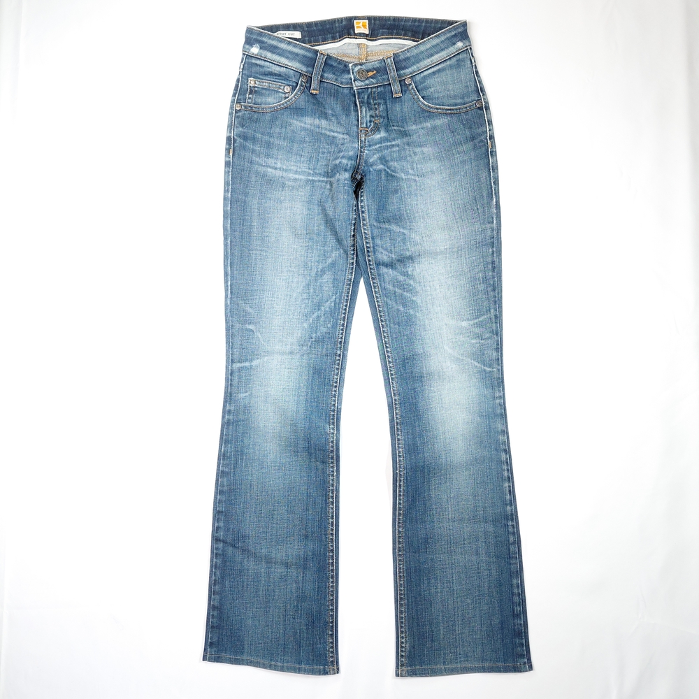 Boss Orange Women's Jeans Low Rise Bootcut Blue Size 27/34